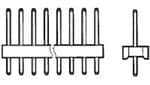 TE CONNECTIVITY 矩形连接器 - 针座 - 公插针 4-644756-9