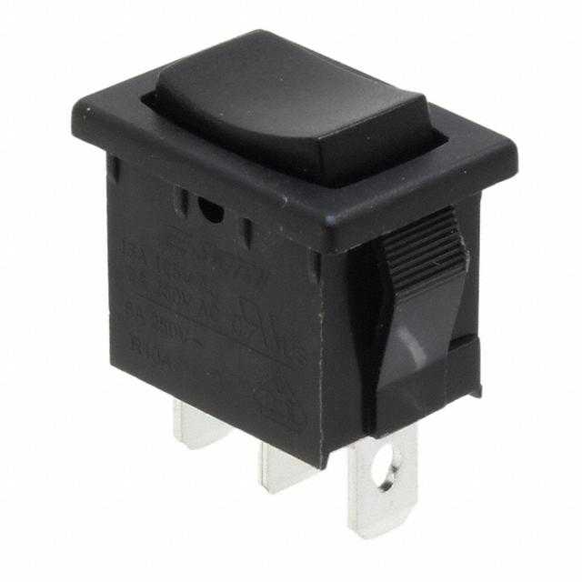 E-SWITCH 翘板开关 R1966HBLKBLKEF