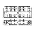 TE CONNECTIVITY 矩形连接器 - 针座 - 公插针 531720-8