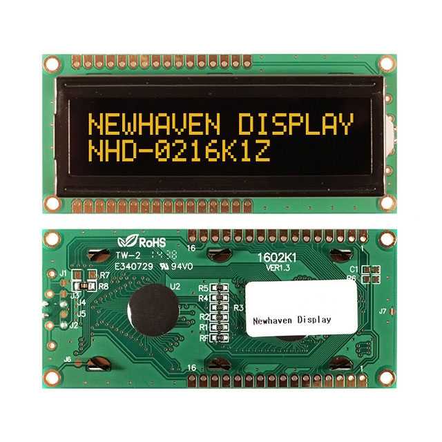 NEWHAVEN DISPLAY LED显示器件 NHD-0216K1Z-NSA-FBW-L