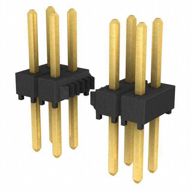 SAMTEC 矩形连接器 - 针座 - 公插针 TSW-125-08-G-D