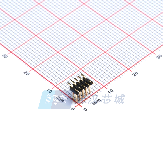 XKB CONNECTIVITY/中国星坤 矩形连接器 - 针座 - 公插针 X1321WVS-2x05J-C40D53