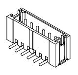 CJT/深圳长江连接器 矩形连接器 - 针座 - 公插针 A1501WV-S-5P