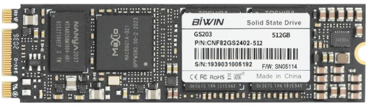 BIWIN/深圳佰维科技 固态硬盘 AS203-256GB