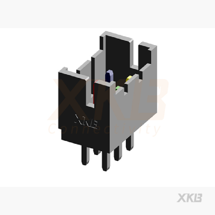 XKB CONNECTIVITY/中国星坤 矩形连接器 - 针座 - 公插针 X2026WV-2x03-N0SN