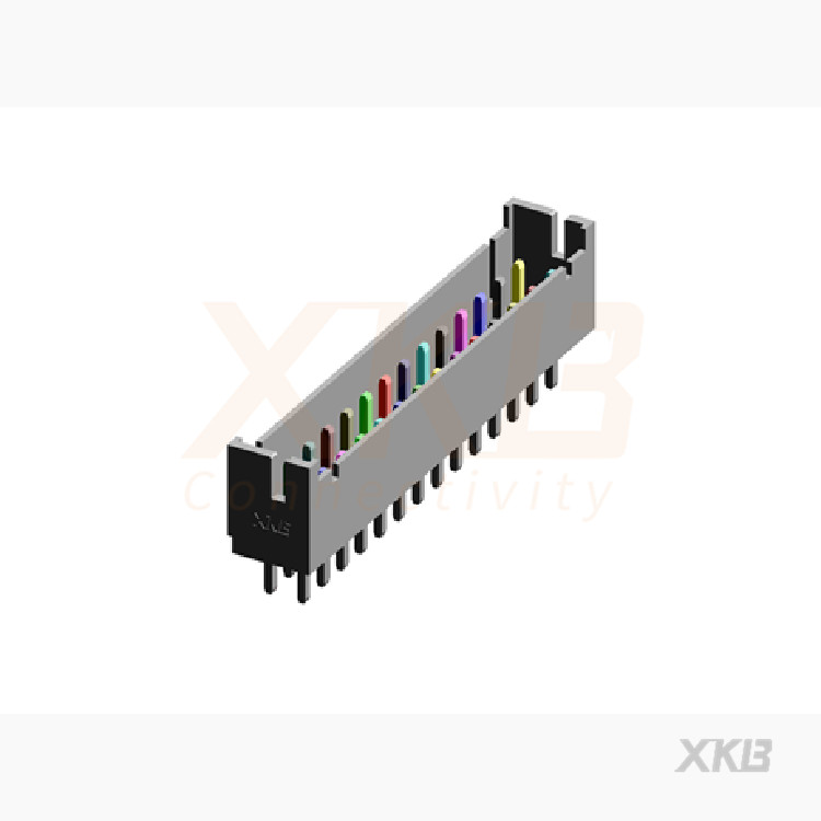 XKB CONNECTIVITY/中国星坤 矩形连接器 - 针座 - 公插针 X2026WV-2x14-N0SN