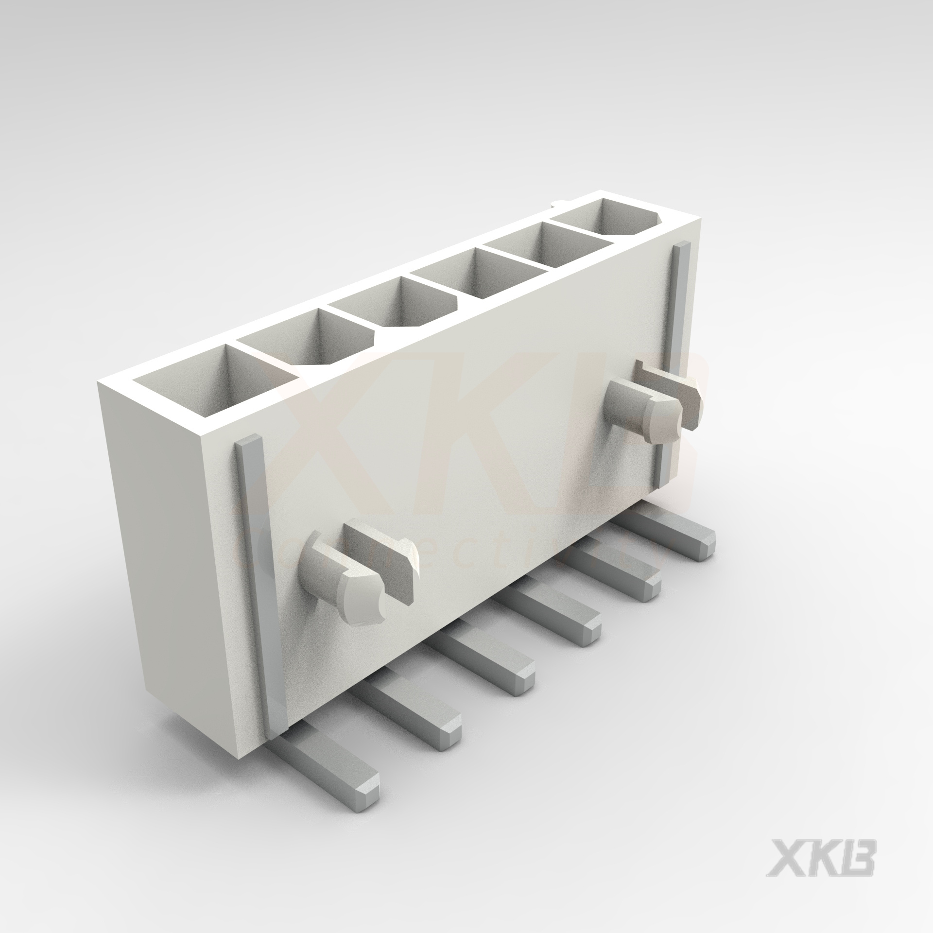 XKB CONNECTIVITY/中国星坤 矩形连接器 - 针座 - 公插针 X9357WR-06S-N2SN