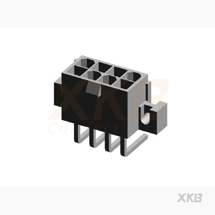 XKB CONNECTIVITY/中国星坤 矩形连接器 - 针座 - 公插针 X9357WR-2x04ES-N2SN
