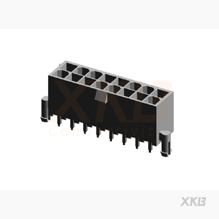 XKB CONNECTIVITY/中国星坤 矩形连接器 - 针座 - 公插针 X9357WV-2x08FS-N2SN