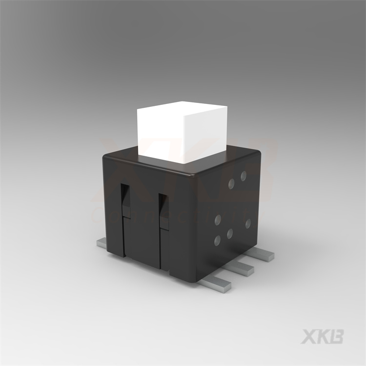 XKB CONNECTIVITY/中国星坤 按钮开关 XKB5858-W-TP-75