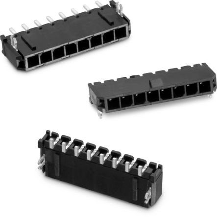 WURTH 矩形连接器 - 针座 - 公插针 662102130822