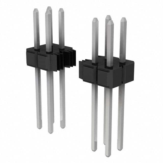 3M 矩形连接器 - 针座 - 公插针 929836-03-13