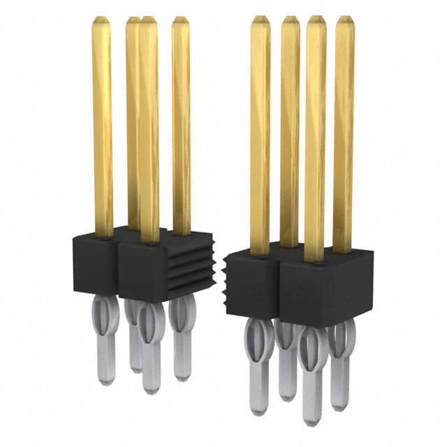 AMPHENOL 矩形连接器 - 针座 - 公插针 93690-102-10LF