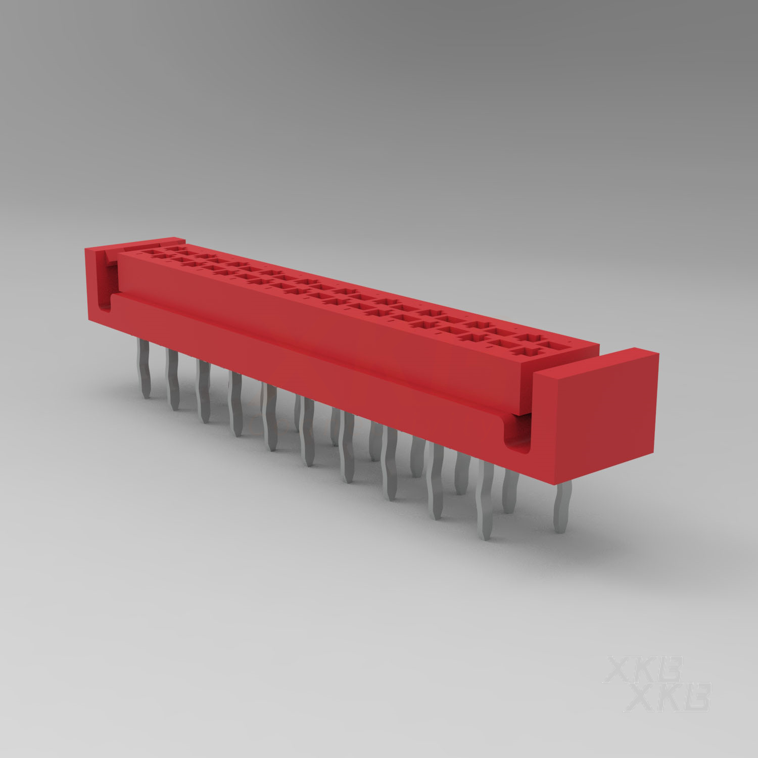 XKB CONNECTIVITY/中国星坤 矩形连接器 - 针座 - 公插针 X9127WV-20B-9TSNRE