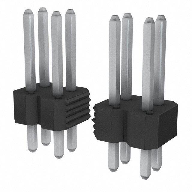 AMPHENOL 矩形连接器 - 针座 - 公插针 77313-424-40LF