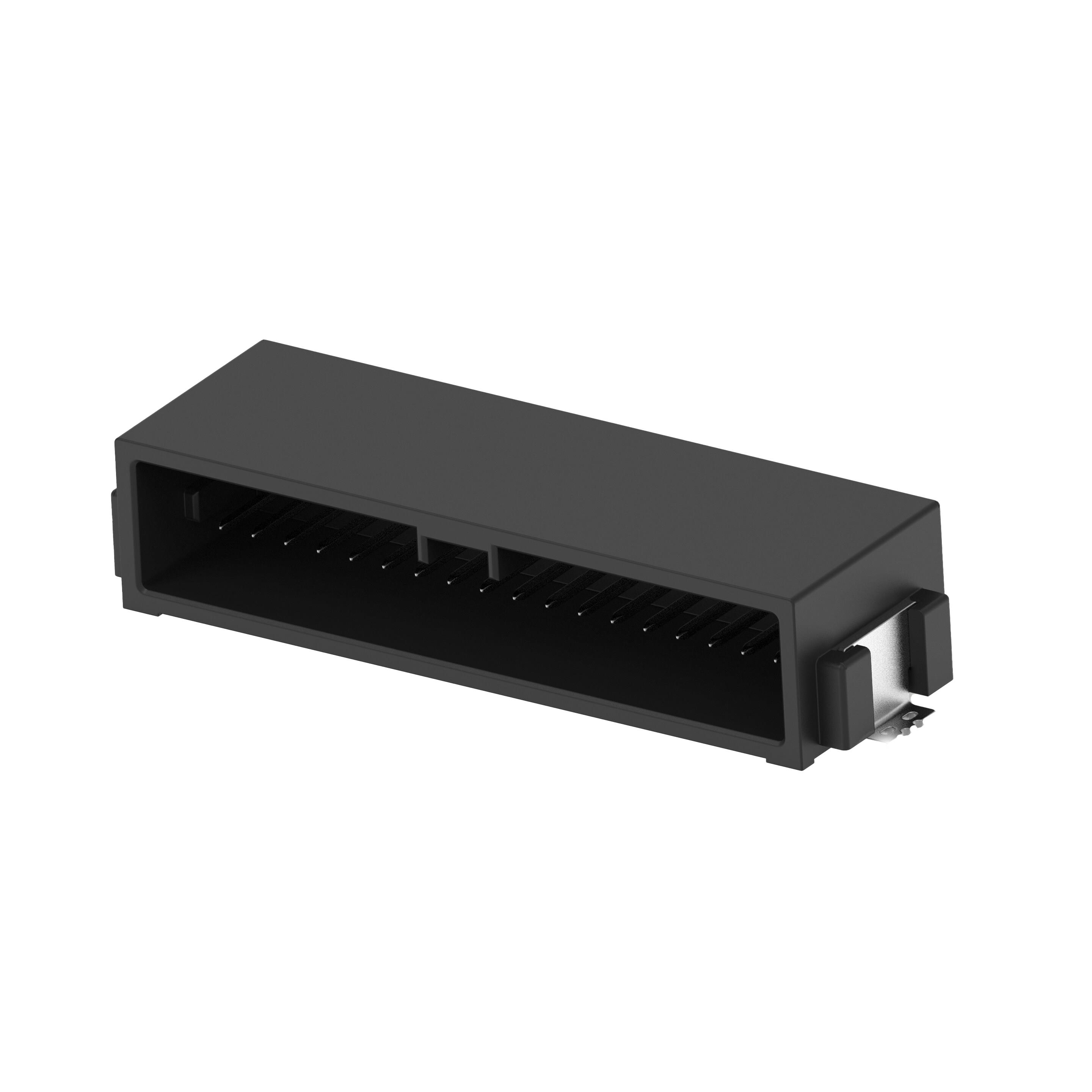 TE CONNECTIVITY 矩形连接器 - 针座 - 公插针 3-2834499-2