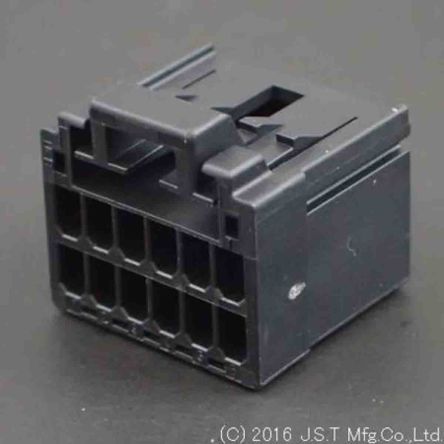 JST 矩形连接器 - 外壳 J21DF-12V-KX-L