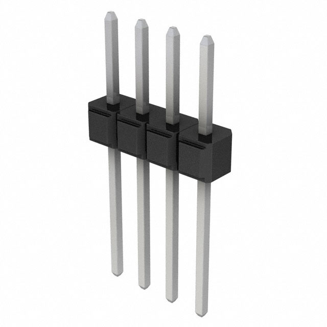 3M 矩形连接器 - 针座 - 公插针 929834-03-04