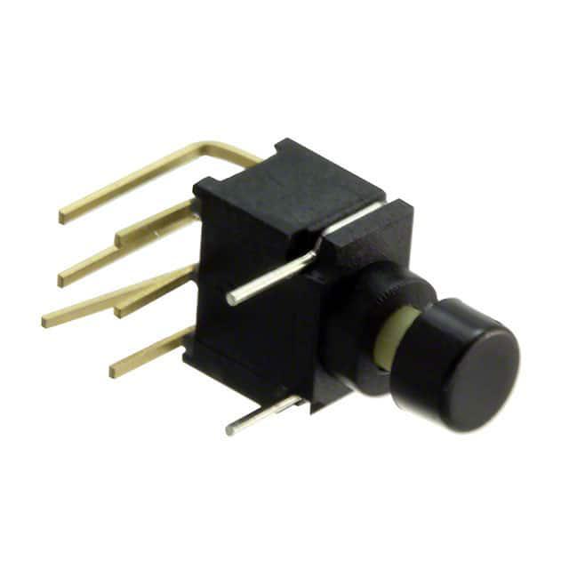 E-SWITCH 按钮开关 800UDP8P1A1M6RER1BLK