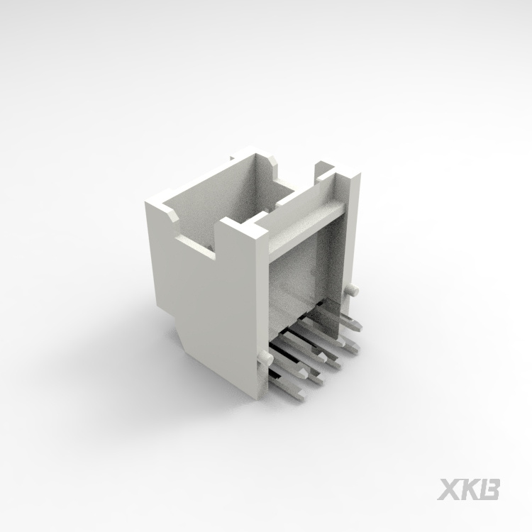 XKB CONNECTIVITY/中国星坤 矩形连接器 - 针座 - 公插针 X2015WR-2x04-N0SN