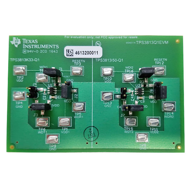 TEXAS INSTRUMENTS 评估、开发板开发工具 TPS3813Q1EVM