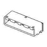 TE CONNECTIVITY 矩形连接器 - 针座 - 公插针 1318745-2
