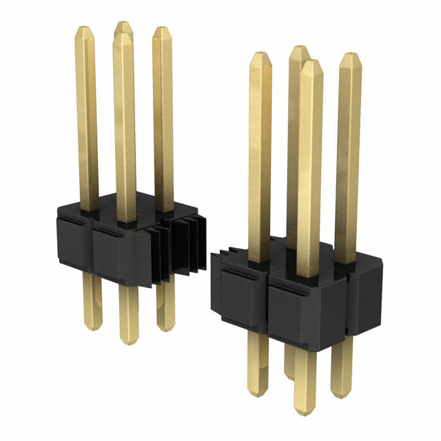 3M 矩形连接器 - 针座 - 公插针 929715-11-09-I