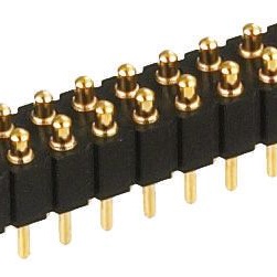 PRECI-DIP 矩形连接器 - 弹簧式 813-S1-020-10-016101