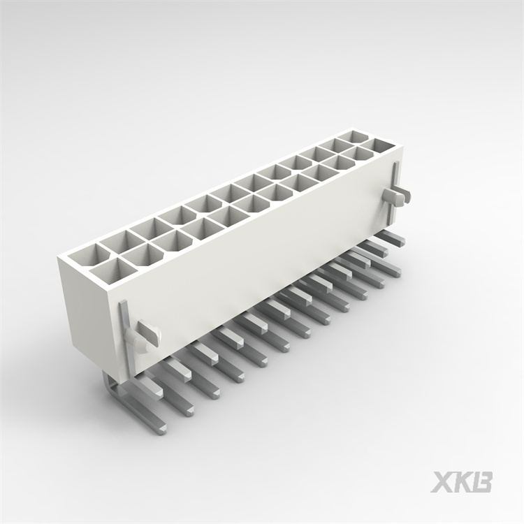 XKB CONNECTIVITY/中国星坤 矩形连接器 - 针座 - 公插针 X9357WR-2x12S-N2SN