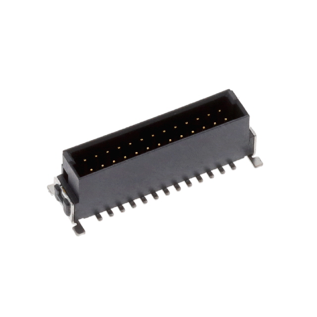 ADAM TECH 矩形连接器 - 针座 - 公插针 ESMC-M-26-SGS-SMT-A-PP-T/R