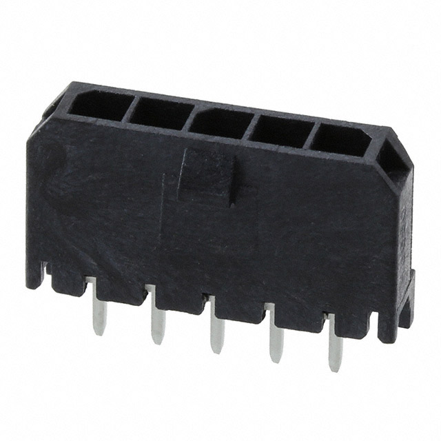 MOLEX 矩形连接器 - 针座 - 公插针 436500528