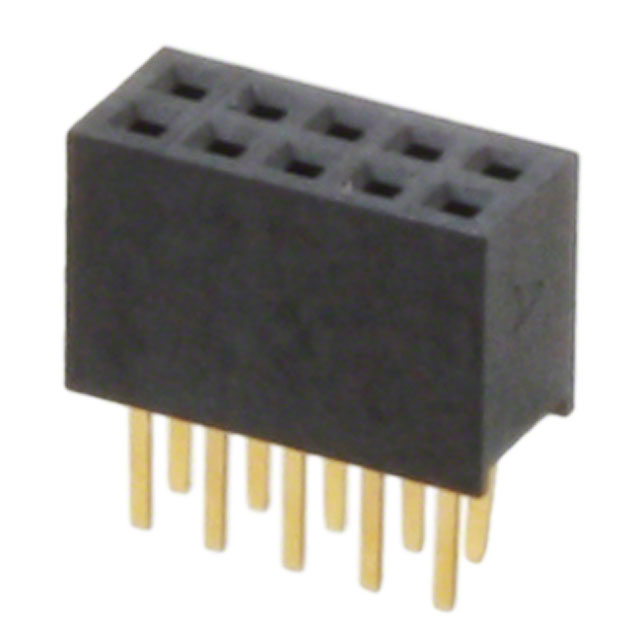 AMPHENOL 矩形连接器 - 针座 - 插座/母插口 20021311-00010T4LF