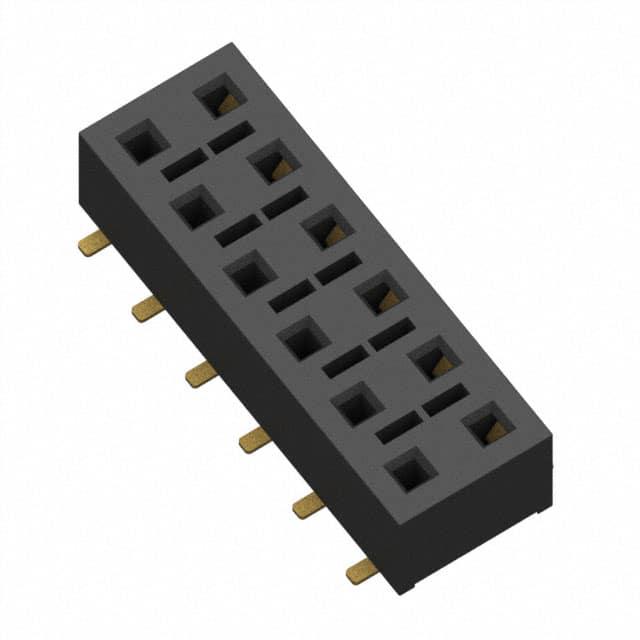SAMTEC 矩形连接器 - 针座 - 插座/母插口 HLE-106-02-G-DV-BE
