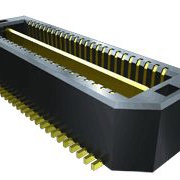 SAMTEC 矩形连接器 - 阵列/边缘型/夹层式（板对板） QTS-075-01-F-D-RA-WT