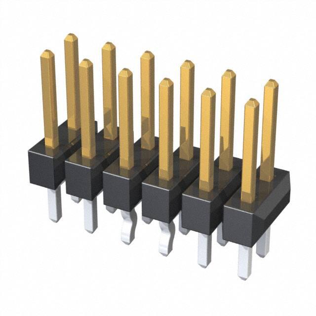 MOLEX 矩形连接器 - 针座 - 公插针 70287-1102