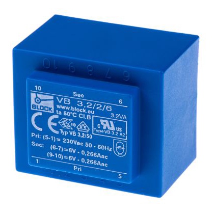 BLOCK TRANSFORMATOREN-ELEKTRONIK 脉冲变压器 VB 3.2/2/6