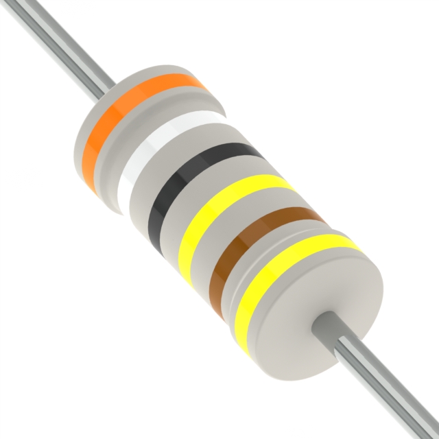 YAGEO/台湾国巨 通孔电阻 HHV-50FR-52-3M9