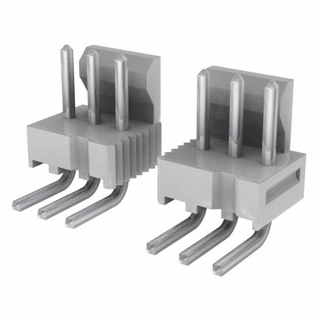 MOLEX 矩形连接器 - 针座 - 公插针 0022124158