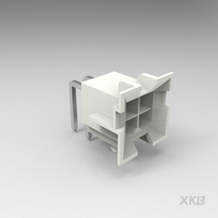 XKB CONNECTIVITY/中国星坤 矩形连接器 - 针座 - 公插针 X9357WR-2x02B-N0SN