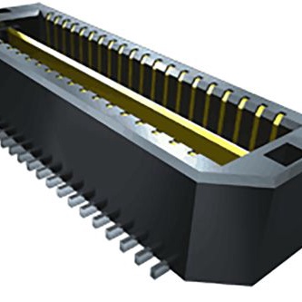 SAMTEC 矩形连接器 - 阵列/边缘型/夹层式（板对板） QTE-014-01-F-D-DP-A