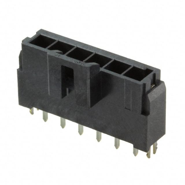 MOLEX 矩形连接器 - 针座 - 公插针 1722871106