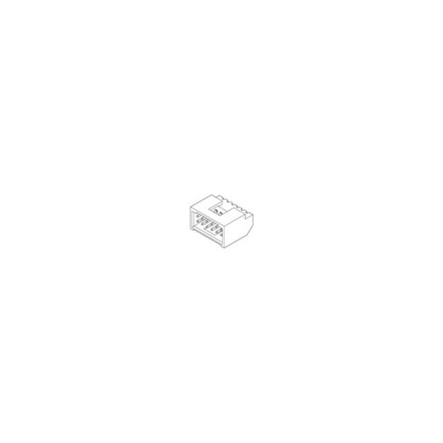 MOLEX 矩形连接器 - 针座 - 公插针 741621030