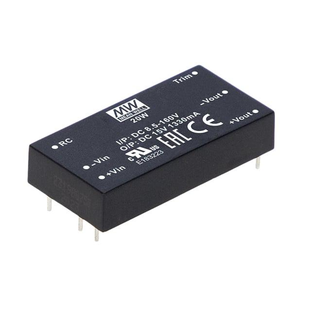 MEAN WELL/台湾明纬 DC-DC稳压器 RDDW20UW-24
