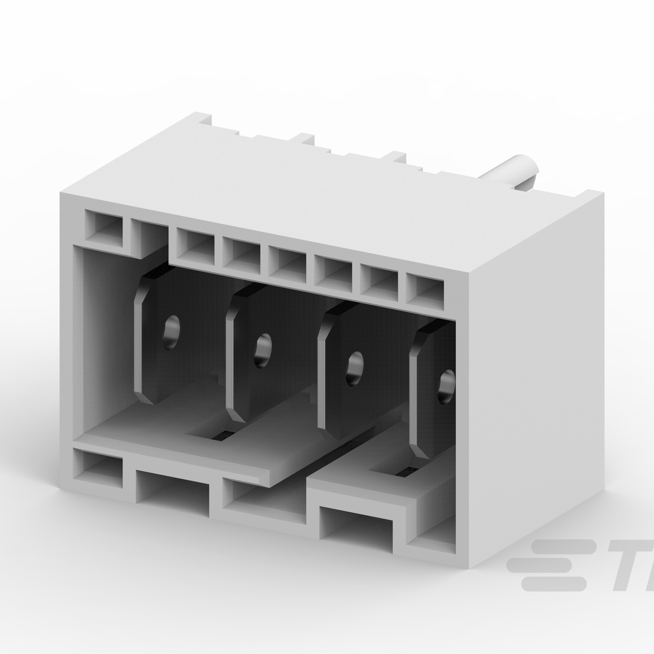 TE CONNECTIVITY 矩形连接器 - 针座 - 公插针 2292457-4