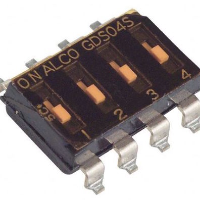 TE CONNECTIVITY 拨码开关 GDS04STR04