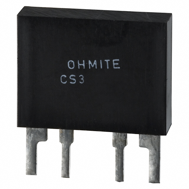 OHMITE 通孔电阻 CS3FR010E