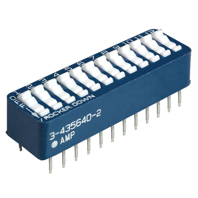 TE CONNECTIVITY 拨码开关 3-5435640-2