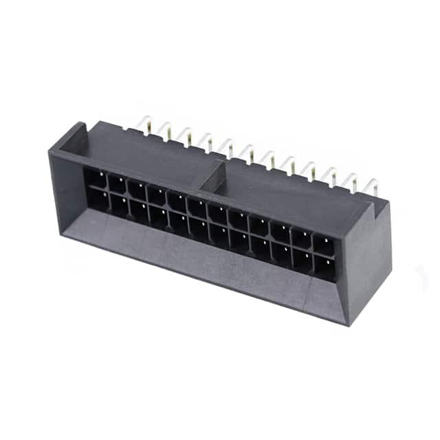 MOLEX 矩形连接器 - 针座 - 公插针 444282404