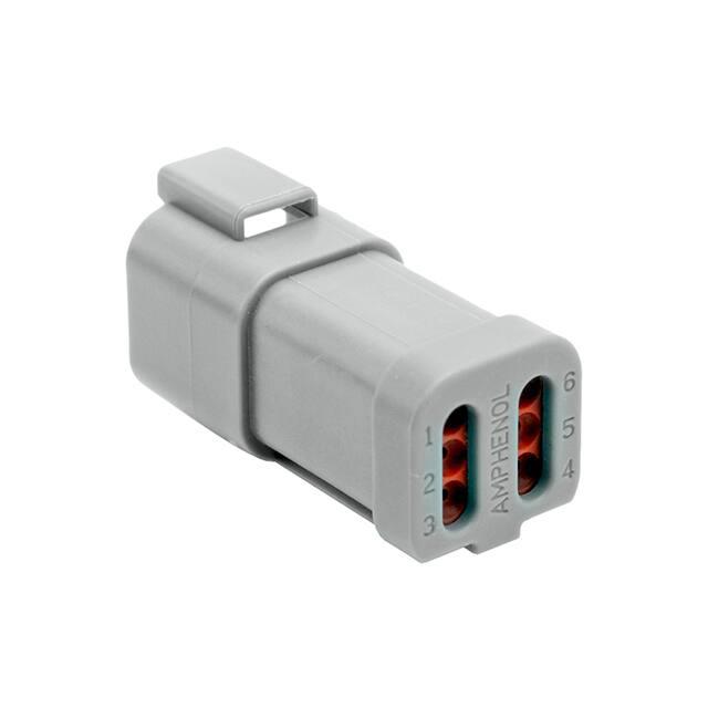 AMPHENOL 矩形连接器 - 外壳 AT04-6P-SS01