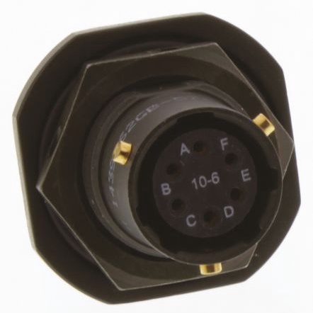AMPHENOL 圆形连接器 62GB-57A10-06SN
